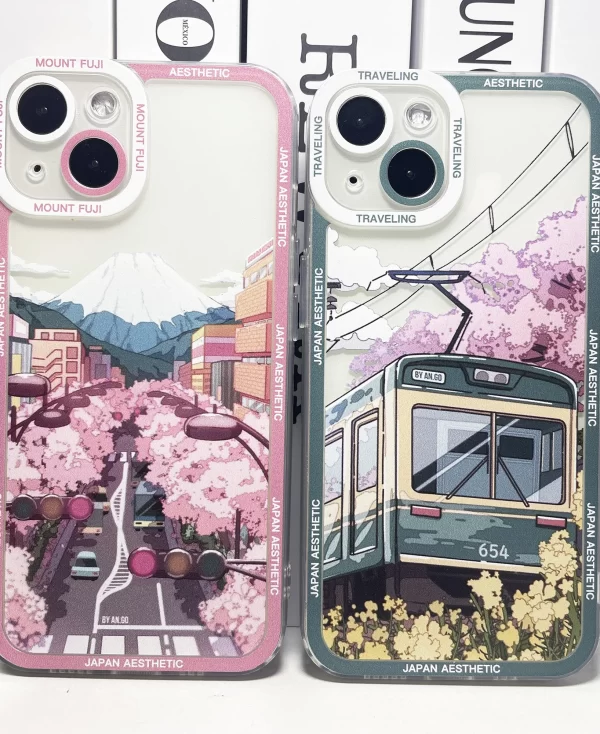 Japanische Ästhetik iPhone-Hülle