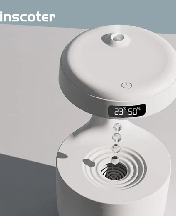 Viraler TikTok Wassertropfen Luftbefeuchter mit Anti-Schwerkraft-Effekt und stilvollem Design